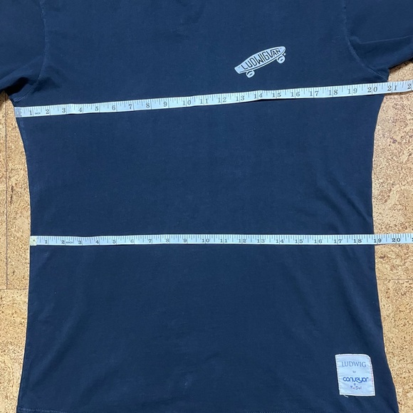 Ludwig Van X Vault By Vans Deadstock Canvas Project T-Shirt in Black Sz L - Picture 13 of 14